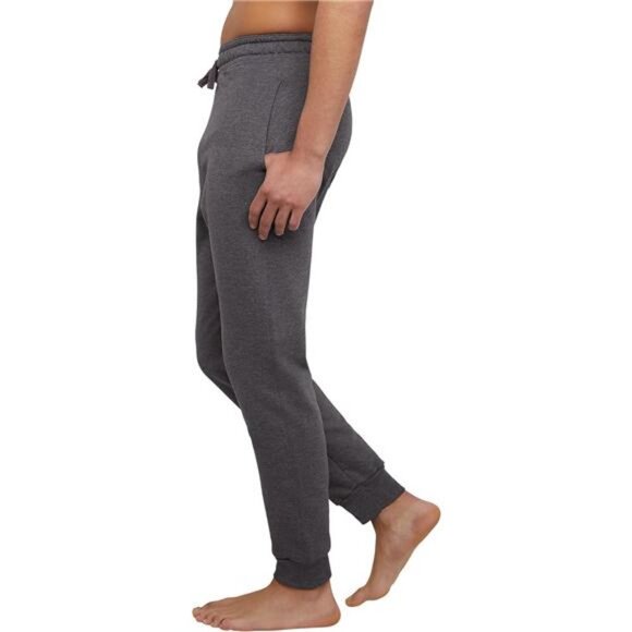 Mens Jogger Sweatpants, Men's Midweight Fleece Lounge Pants - Picture 3 of 7